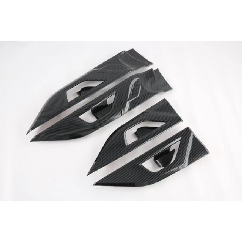 4 Car Interior Handle Decorative Strip Carbon Fiber For Subaru Outback -