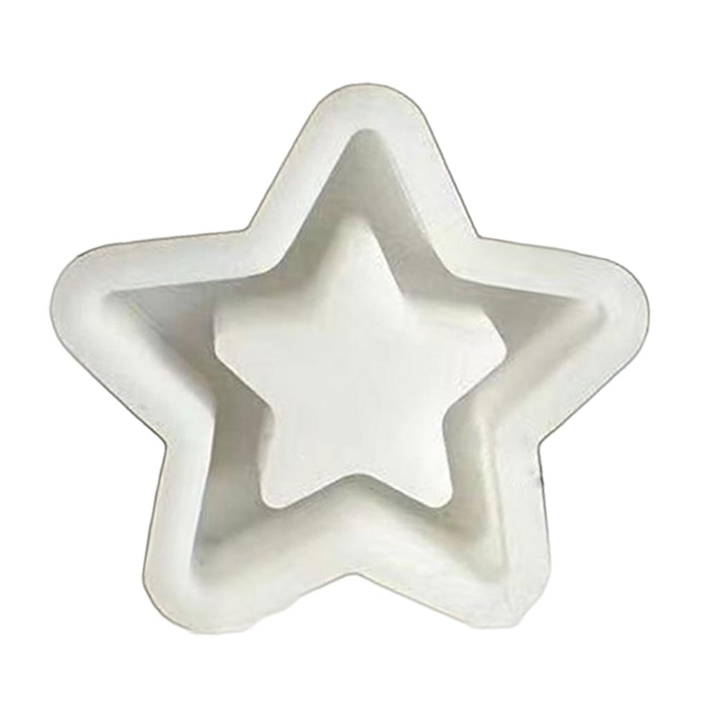 Hollow Out Star Resin Mold for DIY Gypsum Ornament Craft Home Decor Art Craft Epoxy Resin Molds