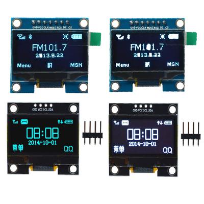 1.3-inch OLED LCD Display Module 3.3-5V 4-pin/7-pin Digital Display Module 128 × 64 SSH1106 Chip