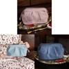 Style Velvet Cosmetic Bag With Spacious Interior For Home And On The Go Use