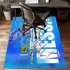 M-Messi Design Area Rug Personalized Name- Non-Slip, Soft & Cozy Floor Mat for Living Room, Office - Indoor/Outdoor Carpet