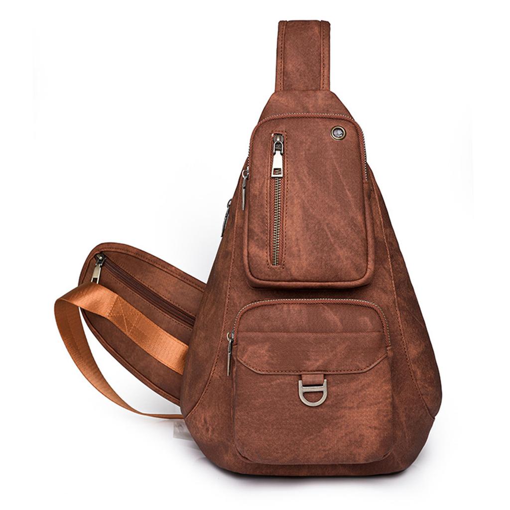 Multifunctional Chest Bag Sling Bag Backpack Large Chest Pocket Shoulder Backpack Casual Daypacks Crossbody Bag for Women