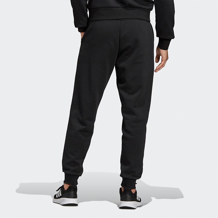 Adidas Essentials Plain Tapered Pants Men Bottoms Black DU0372