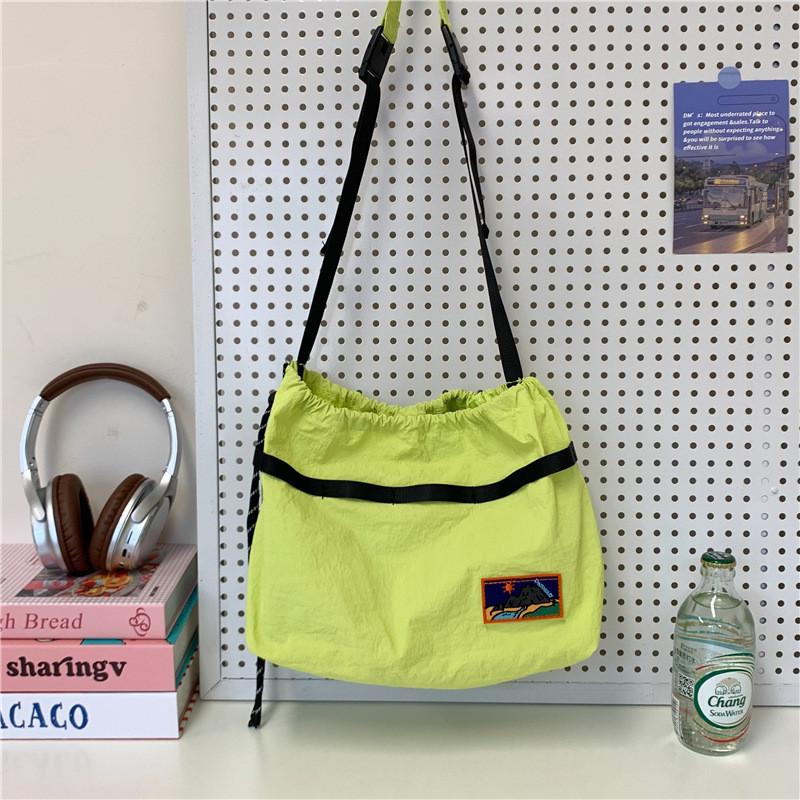 Polyester Lined Drawstring Water Bucket Bag For Casual Outdoor Activities And Commuting