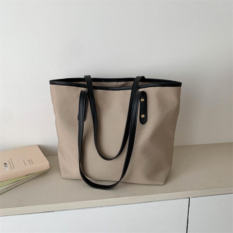 Stylish Urban Oxford Cloth Tote Bag 2023 Trendy Large Capacity Handbag For Women