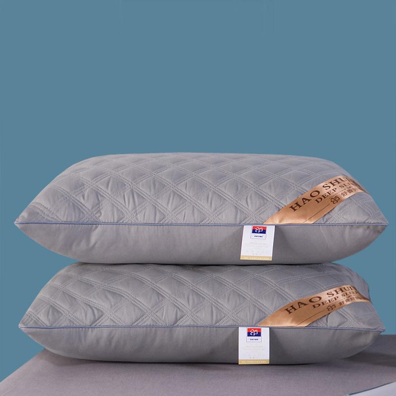 Pillow 48x74cm Pillow Core Pillow High Pillow Non-collapse Pillow Core Pair of Cervical Vertebra Protection Household