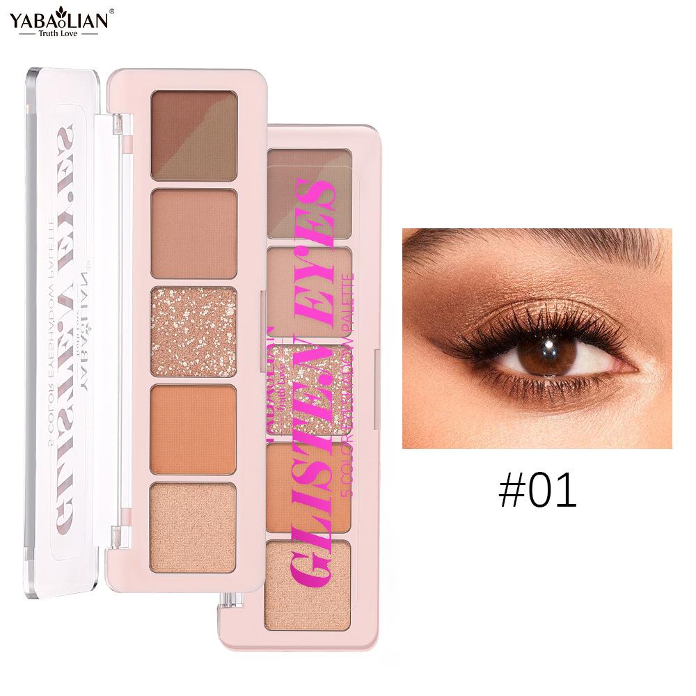 Eyeshadow Highlight Makeup Colorful Eyeshadow Slightly Glittering Matte Mist Glitter Eyeshadow