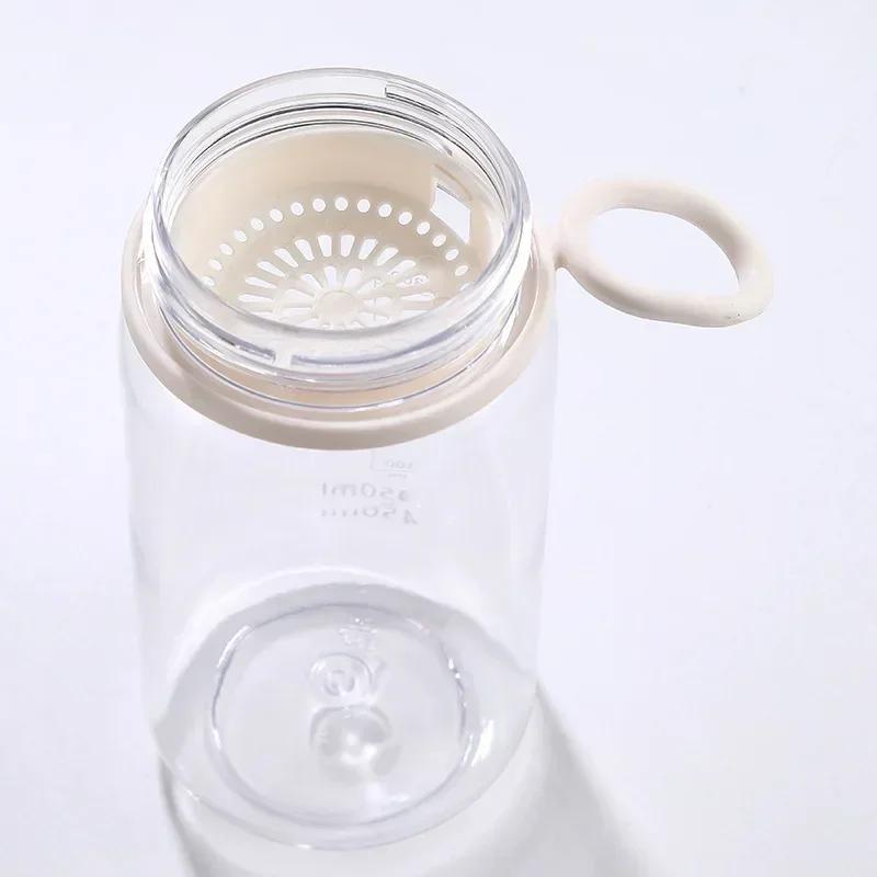 Portabel Water Bottle Food Grade Plastic Coffee Cup Teacup Cold Drink Water Cups Students Summer Drinking Bottles Drinkware