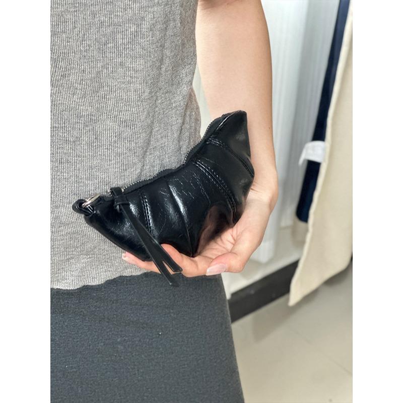 Summer Horn Bag Women's New Fashion Design Sense Niche Silver Shoulder Messenger Bag Dumpling Bag