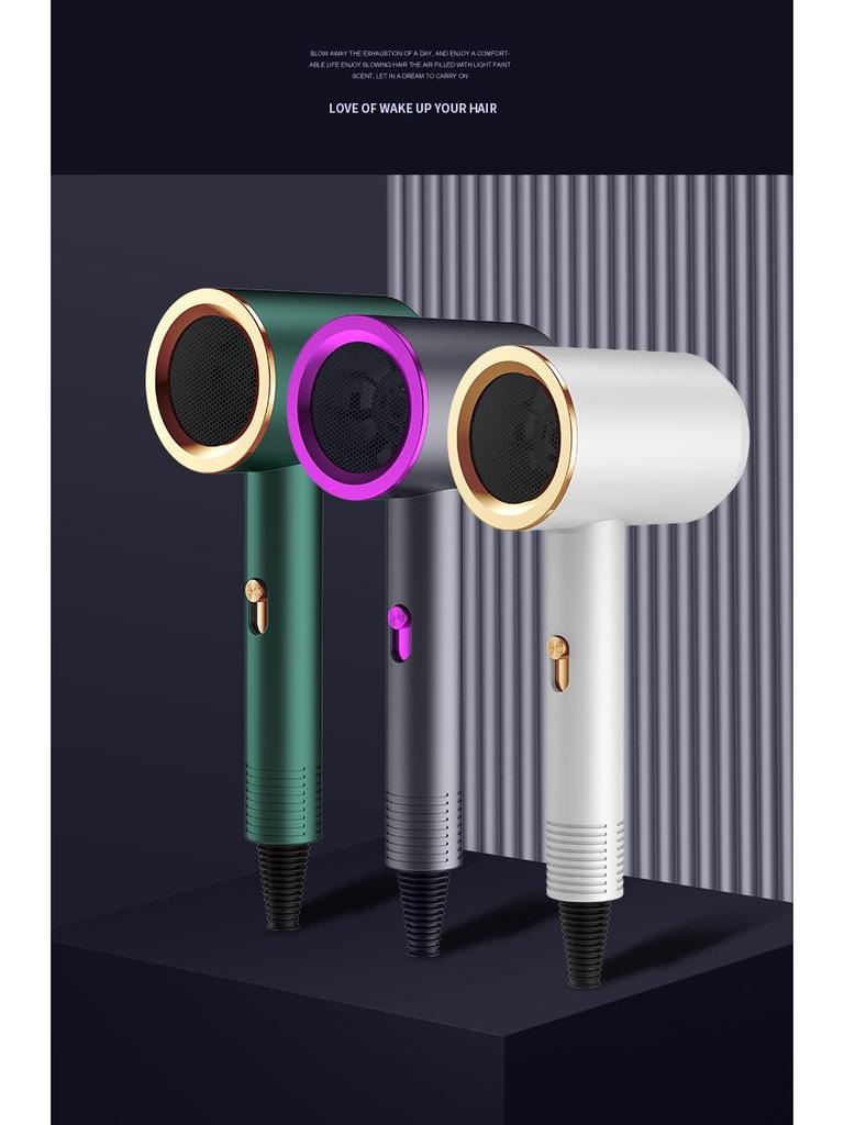 High-Power Dual-Use Hair Dryer with Blue Light - Constant Temperature for Dorm and Home