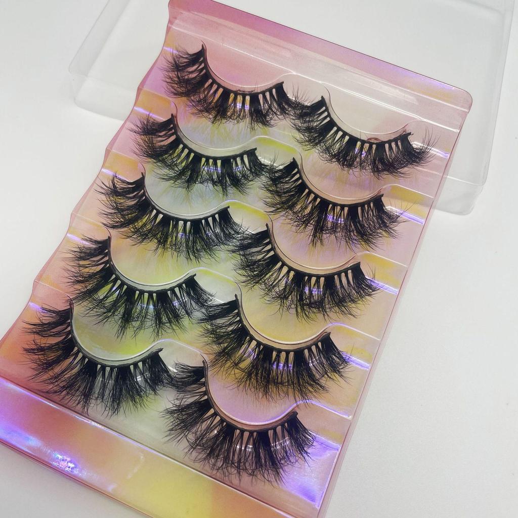 Nowe, europejskie i amerykańskie sztuczne rzęsy z norek marki Xiyin – gęste, cieszące się ogromnym powodzeniem w sprzedaży transgranicznej.