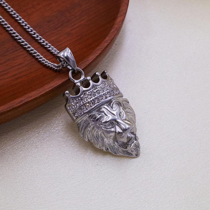 Source Hip Hop Stainless Steel Jewelry Boys Jewelry Lion Necklace Source Batch