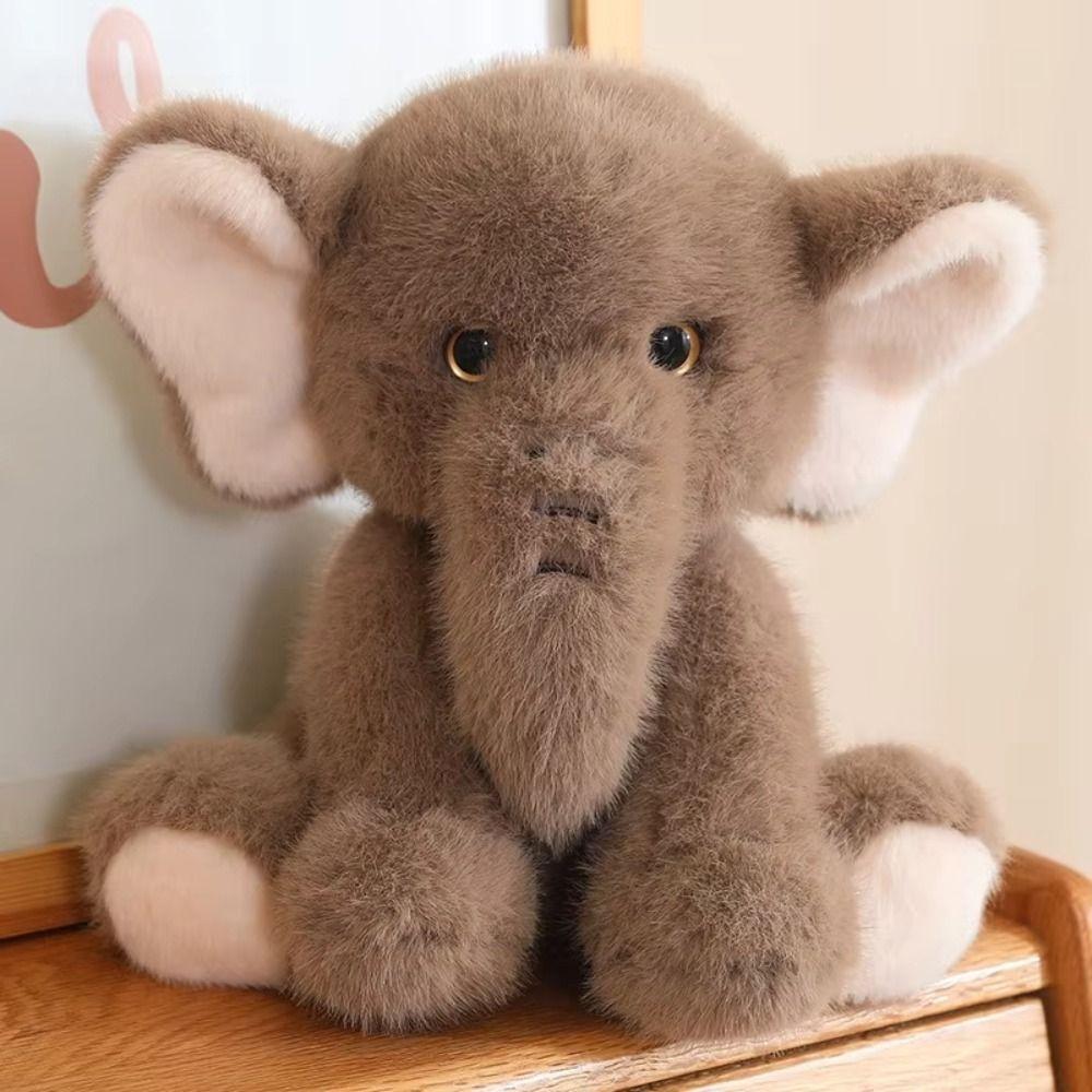 Creative Long Nose Elephant Plush Doll Cute Animal Stuffed Toys  Birthday Gift