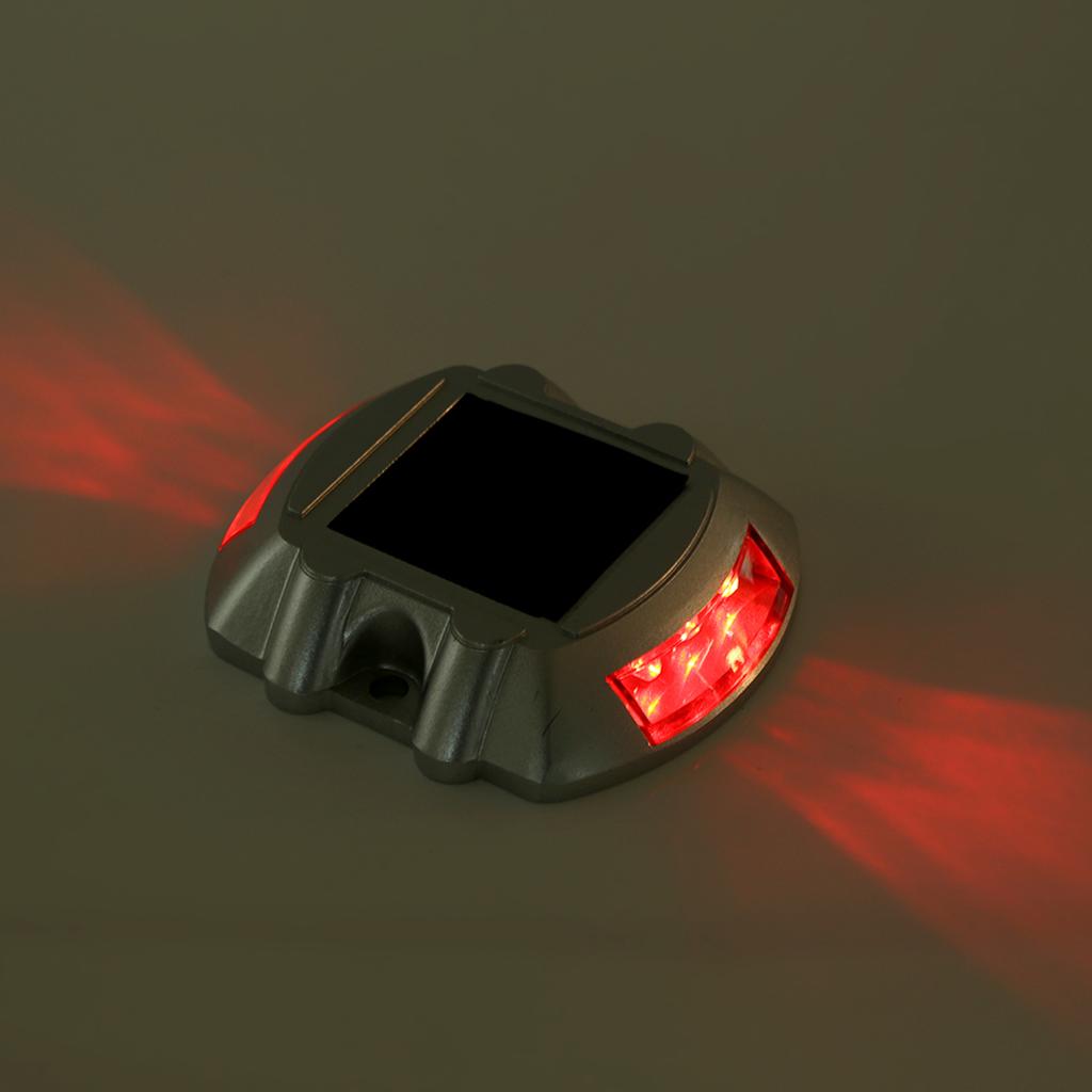 Casting Aluminum Solar Power 6 LED Outdoor Waterproof Driveway Pathway Light Road Step Lamp