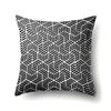 Ins Creative NATO Style Geometric Polyester Pillow Case Car Decoration Home Printed Waist Cushion Pillow Case Pillow Case