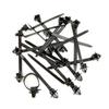 50pcs Nylon Cable Tie Wrap Fastening Adjustable Fastener Clips Car Pipe Fixed Zip Strap Kit All Reusable Motors Parts
