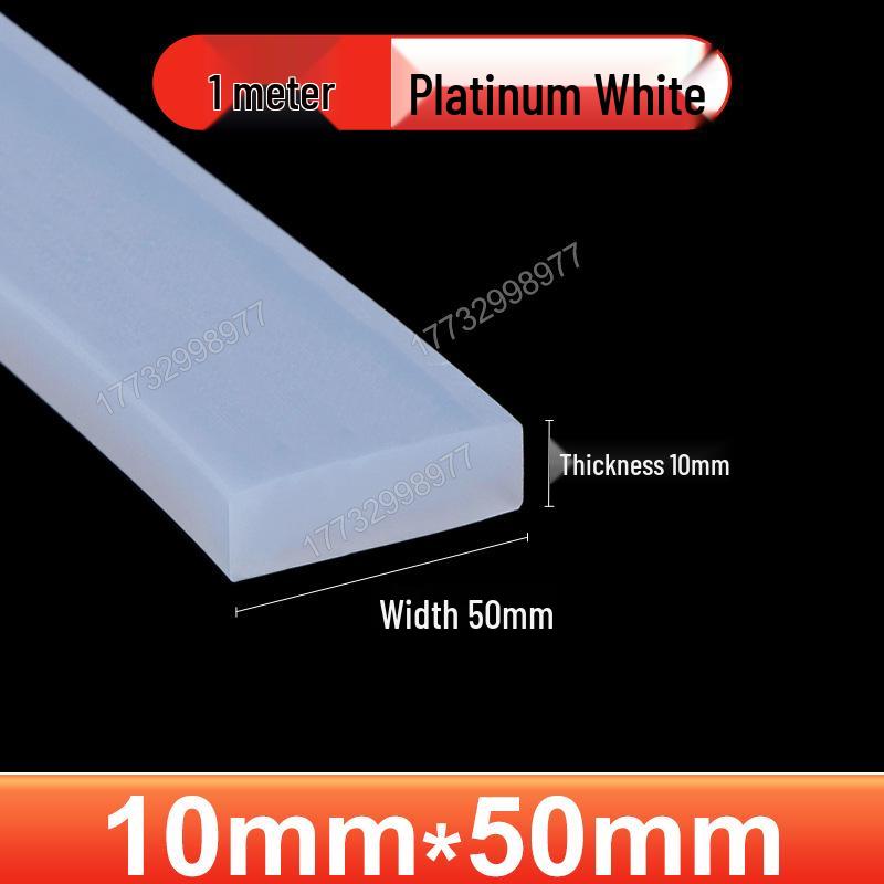 High-Temperature Resistant Transparent Silicone Rubber Sealing Strip