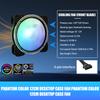 RGB Colorful Fan Computer Host Heat Sink LED Dual Aperture Automatic Color Change 12cm Desktop Case Silent Heat Sink