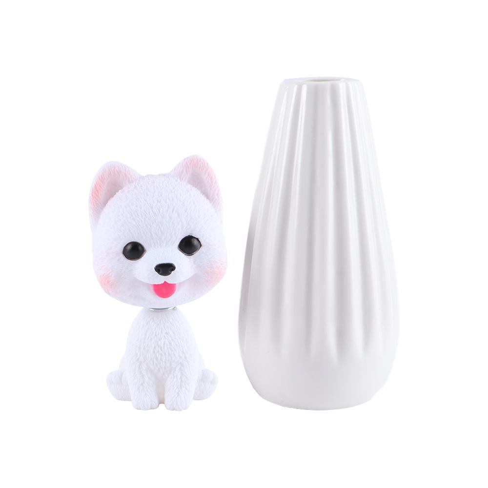 Wobble Head Dolls Simulation Dog Car Ornaments Bobblehead Dog Nodding Puppy Toys Shaking Head Dog