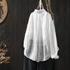 New Spring Fashion Lace Blouse Women Long Sleeve Casual Loose Basic Tops White Tee Shirt