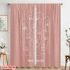 2pcs 2D Flat Printing Scene Curtain Picasso Line Drawing Polyester Without Electricity Holiday Decorations Use for Gold Wall