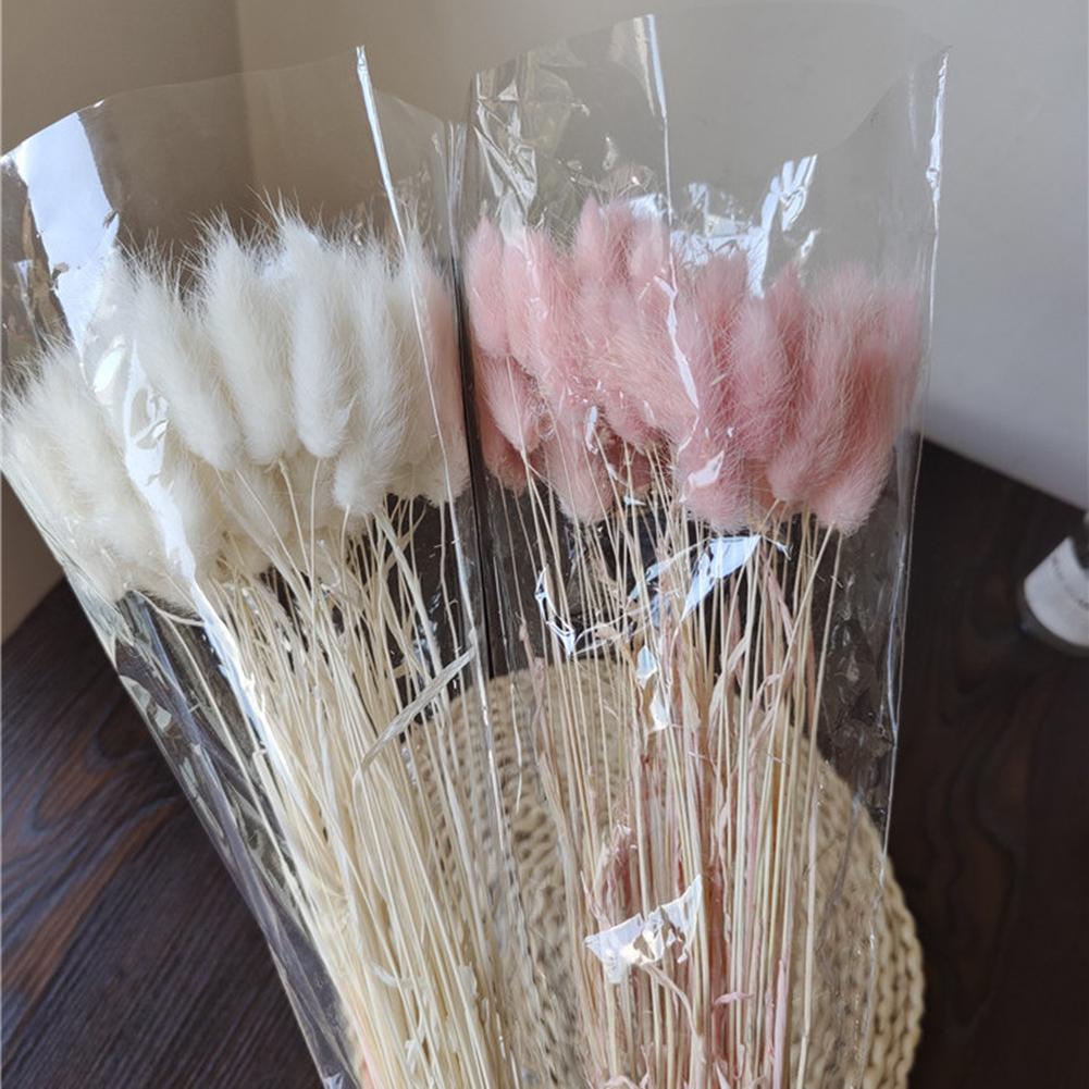 30 ks Barevné Králičí Ocasy Sušené Květiny Literární Styl Květinová Aranžmá Přírodní Kytice Králičích Ocasů Pro Večírek Domácí Dekoraci