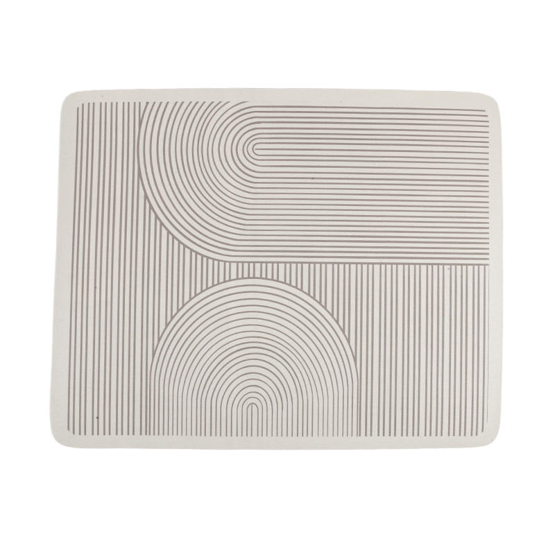 Kitchen Countertop Simple Dish Drying Mat Non-slip Aesthetic Absorbent Drainer Mat Ideal Kitchen Accessories