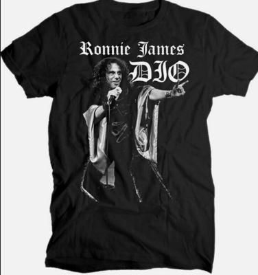 Camiseta Ronnie James DIO V3 NEGRA Unisex