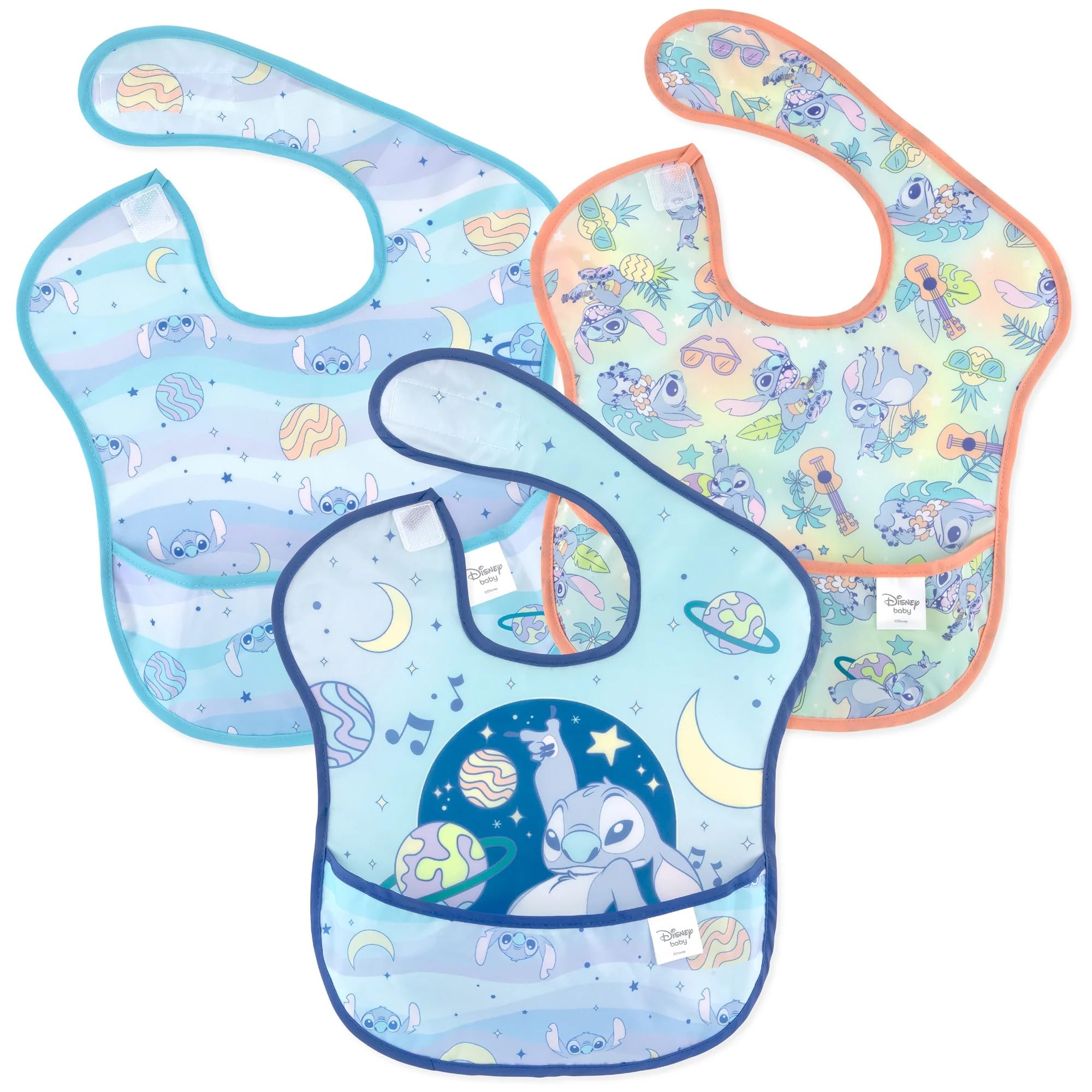 

Набор слюнявчиков Disney из 3 штук, японский супермягкий, машинная стирка, быстросохнущий, водонепроницаемый, размер one-size [Bunkins] фартук, коллаборация,