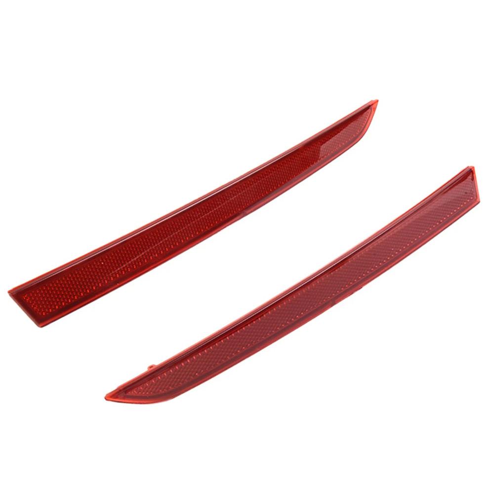 1 Pair Red Lens Rear Bumper Reflector Light For BMW 3er F30 F31 M Sport 2012-17