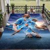 Custom Text Printed Rug Erling Haaland Non Slip Floor Carpet For Home Room Decor