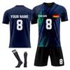 Personalised Shirts Kit Mens Girls With Name Number Custom Football Jerseys For Boys Training Suit