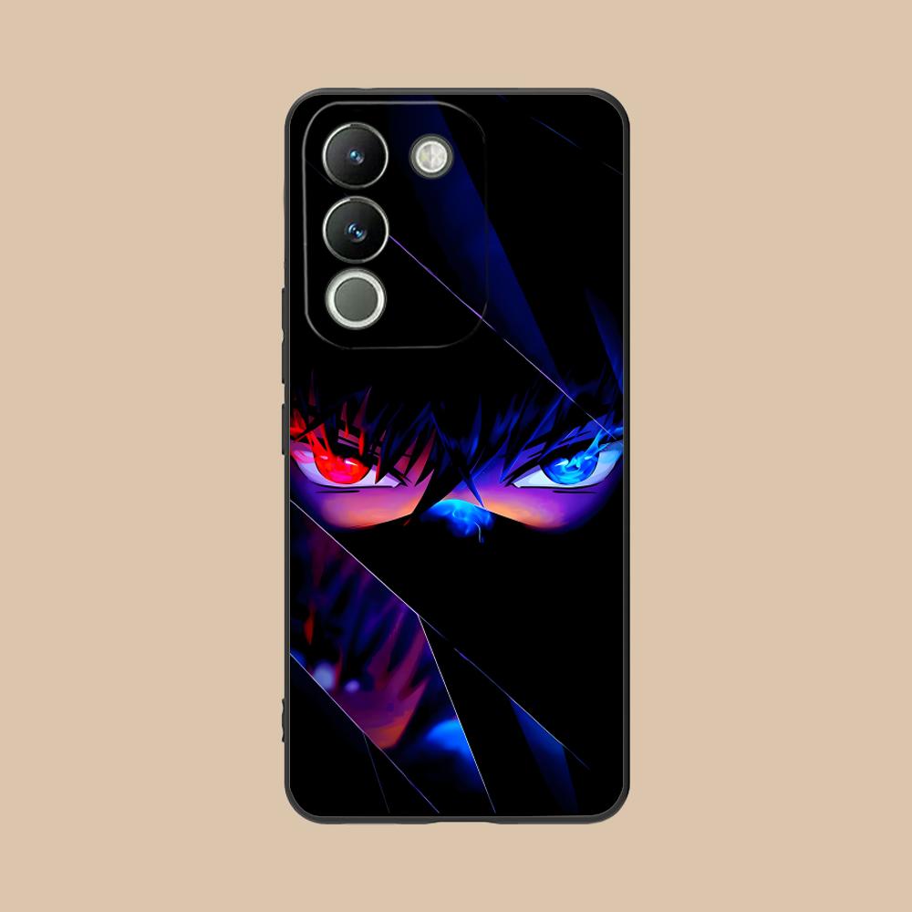 Anime Eyes Phone Case for VIVO Y77 76 75 74 73 72 58 56 55 51 50 38 36 Y19 Y18 Y03 Y01 5G Soft TPU Shockproof Cover