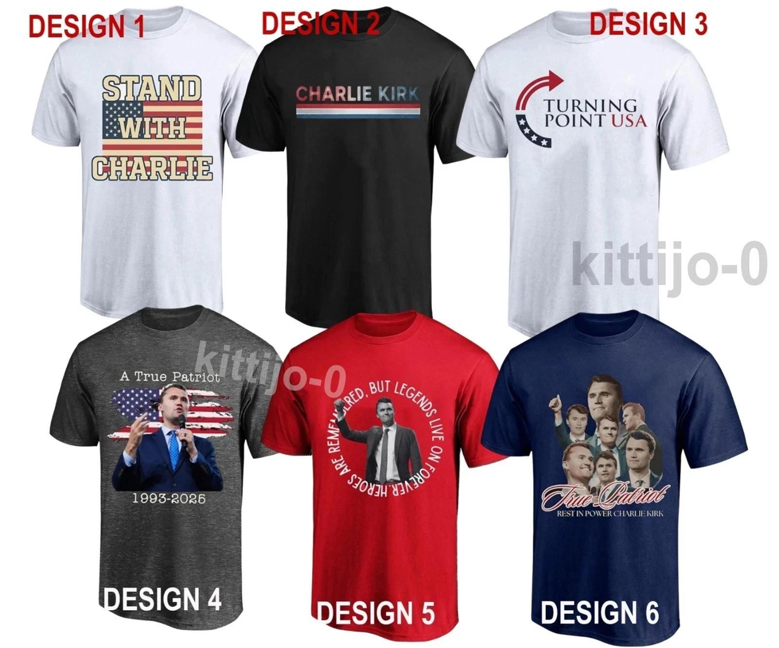 FASTSHIP! Charlie Kirk Turning Point USA Shirt Charlie Kirk Tribute 2026 T-Sh M