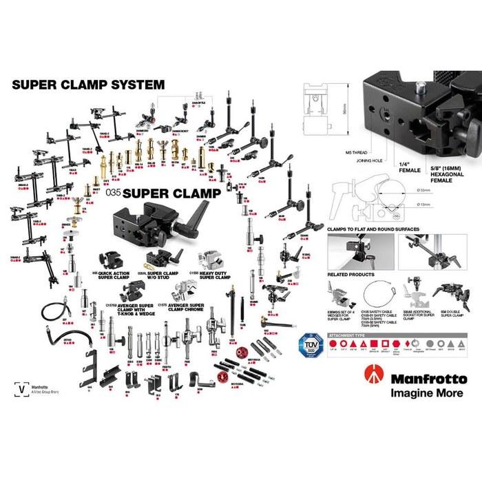 Manfrotto Super Clamp 035 Black