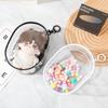 with Plush Ball Doll Transparent Walking Bag PVC Cotton Doll Storage Bag  Kids Girls Toys