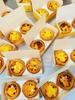 10pcs/lot 1mm Thickened Wall Fluted Round Shape Aluminum Egg Tart Mold Pudding Molds Dessert Holder for DIY Baking Gadgets