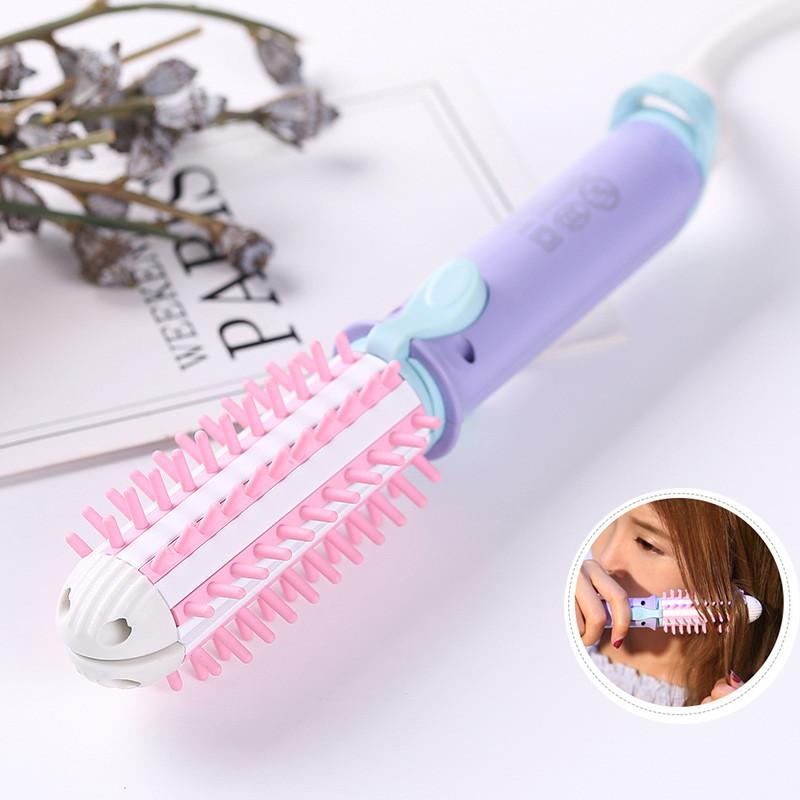 New Mini Hair Curler Straightener Ceramic Heating Safe Gentle On Hair Suitable For All Hair Types