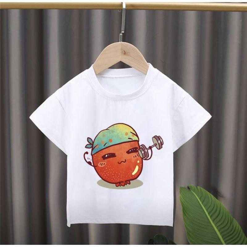 Fruit Cartoon Print T-Shirt Children'S Jacket