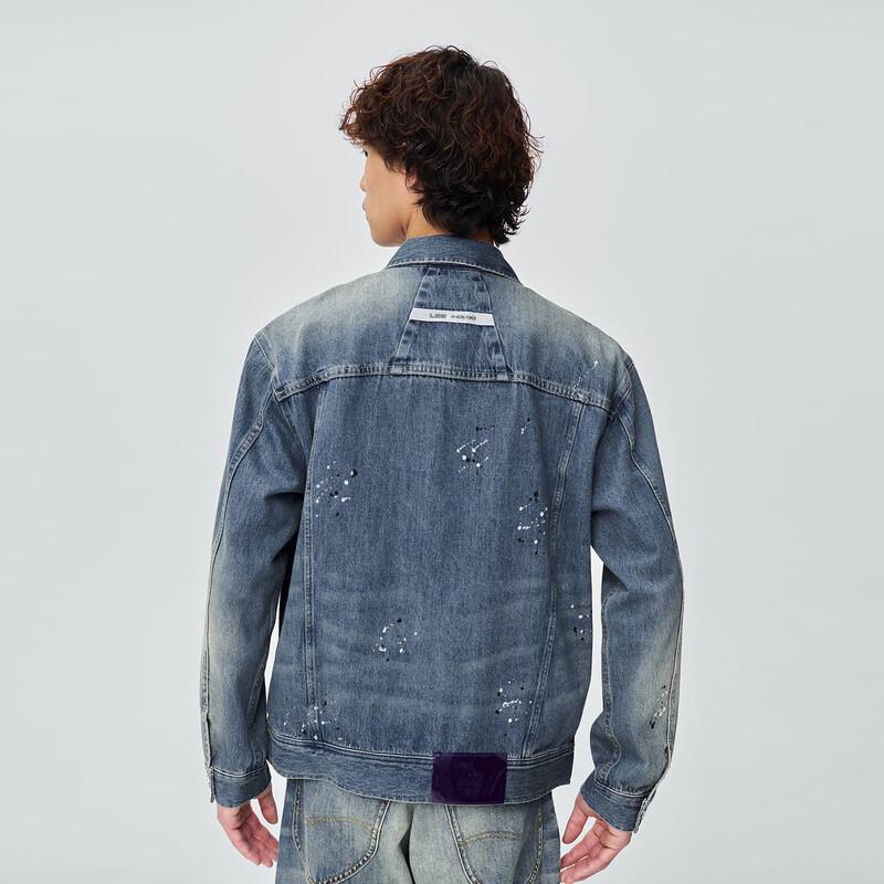 Lee Men's Retro Ink Splash Denim Jacket