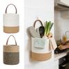 Multi-functional Hanging Woven Basket Storage Cotton Rope Modern Storage Organizer Wall Decorative Baskets For Bathroom