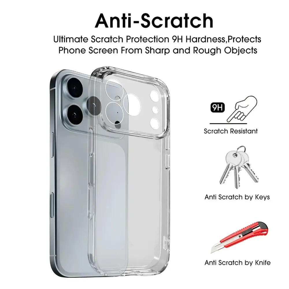 TPU Transparent Phone Case Shockproof Anti-fall Phone Cover Shell Bumper Protector Clear for iPhone 17/Air/17 ProMax