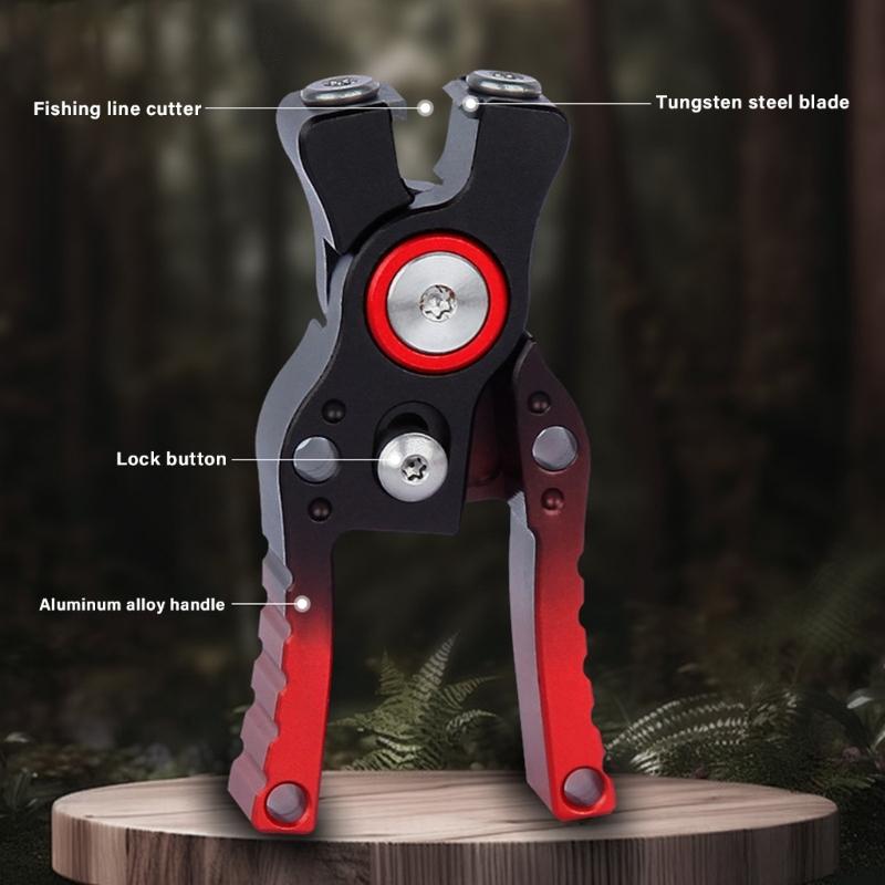 Multifunctional Fishing Pliers Mini Fishing Scissors Wire Cutter Portable Lightweight Scissors Aluminum Line Clippers