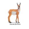 Toymany Simulation American Bison Wildlife Animal Model Toy Mini Figures Dolls Action Figurines Toys for Children Gift Cake Deco