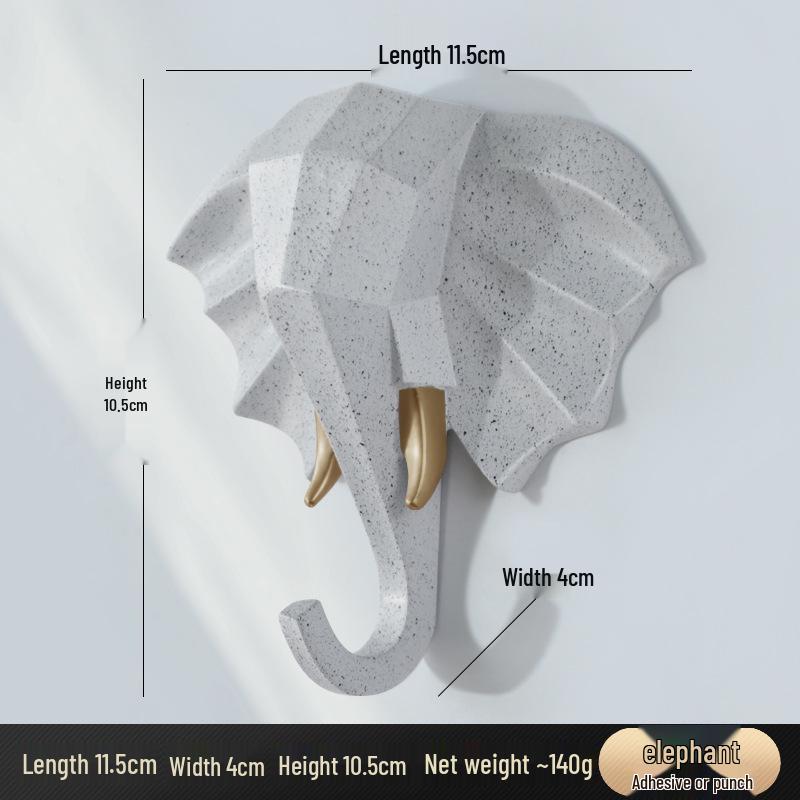 Antler Adhesive Entryway Key Hook – No-Drill Wall-Mounted Decorative Hook