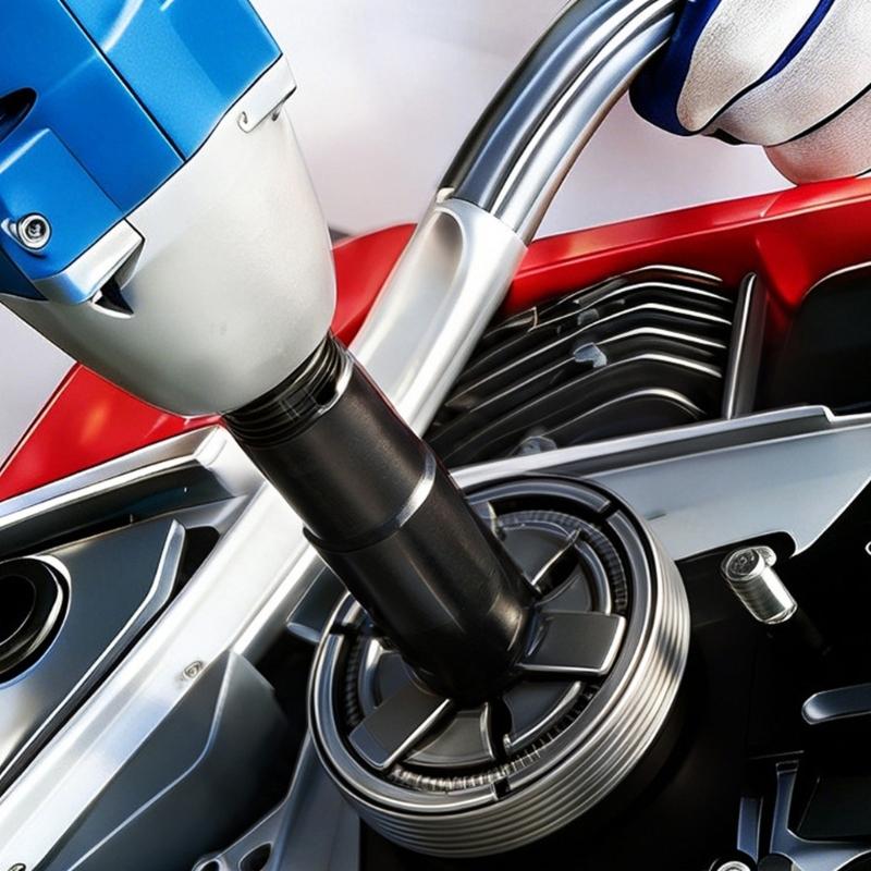 Acciaio Legato ad Alta Resistenza Bussola Chiave Elettrica Attacco Quadro Bussola per Manutenzione Frizione Motosega 52 & 58