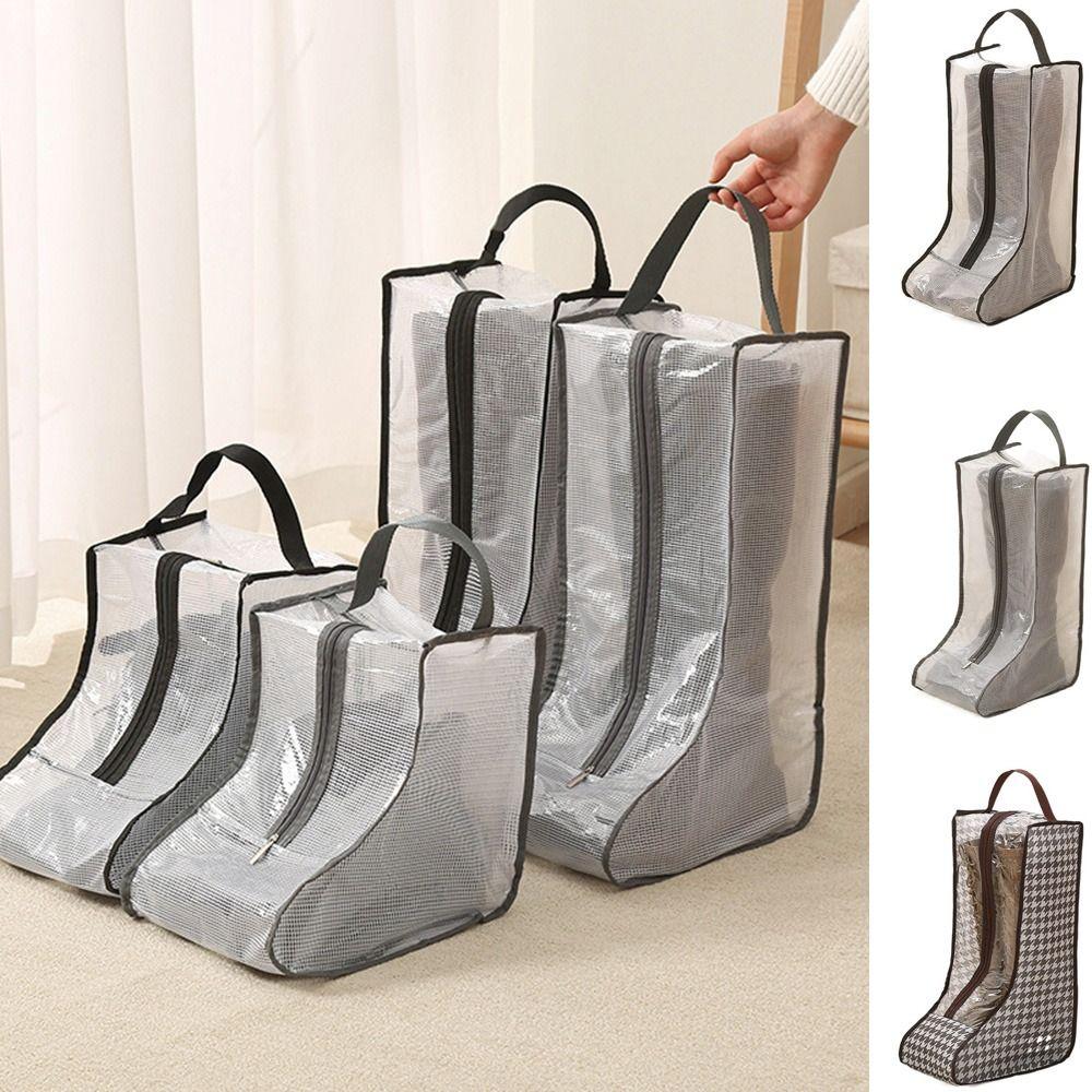 Foldable Rain Boots Storage Bag Long and Short Shoes Protection Bag Tote Shoes Organizer  Travel