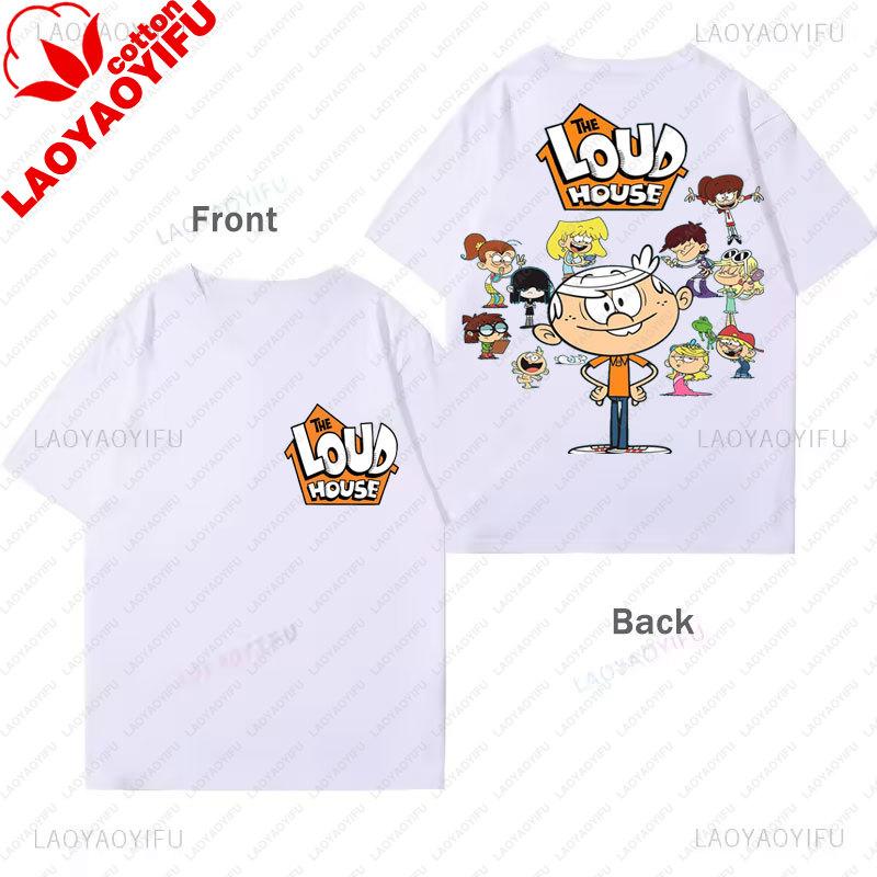 The Loud Houses T Shirt Casual Funny Y2k Clothes Cartoon Comedy Theme Graphic Tees Unisex Unisex Harajuku Streetwear Ropa De Mujer