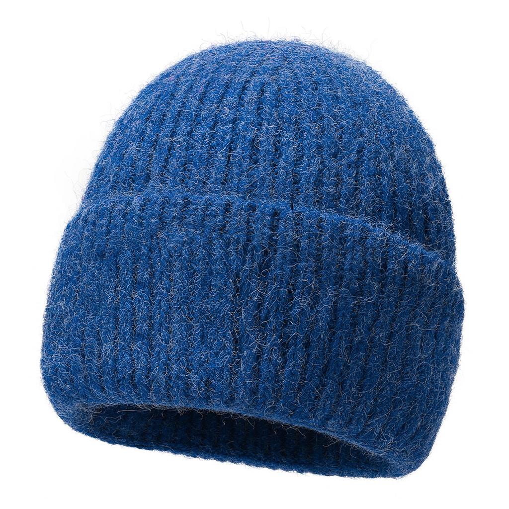 Winter Cashmere Knitted Hat Outdoor Thick Warm Wool Hat Cold-Proof Hat