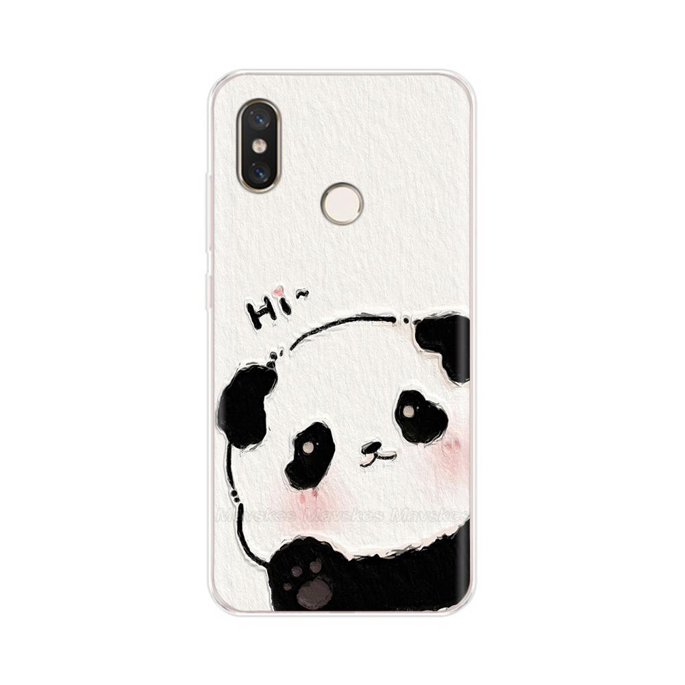 For Xiaomi Mi 8 Case Mi8 Phone Case Panda Butterfly Soft Silicon Back Cover For Xiaomi8 M1803E1A Case Fashion Funda Bags Housing